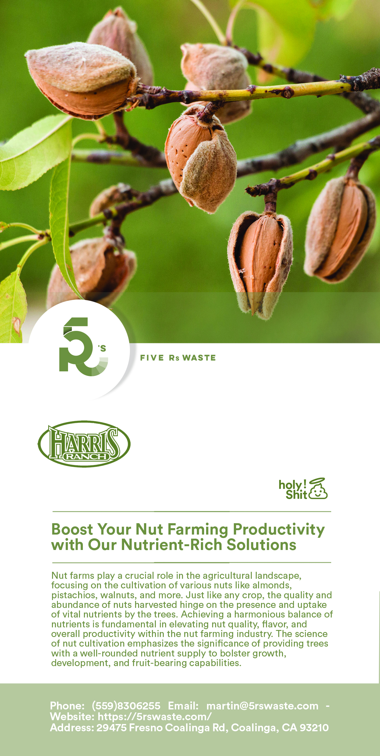 Boost nuts farming productivity